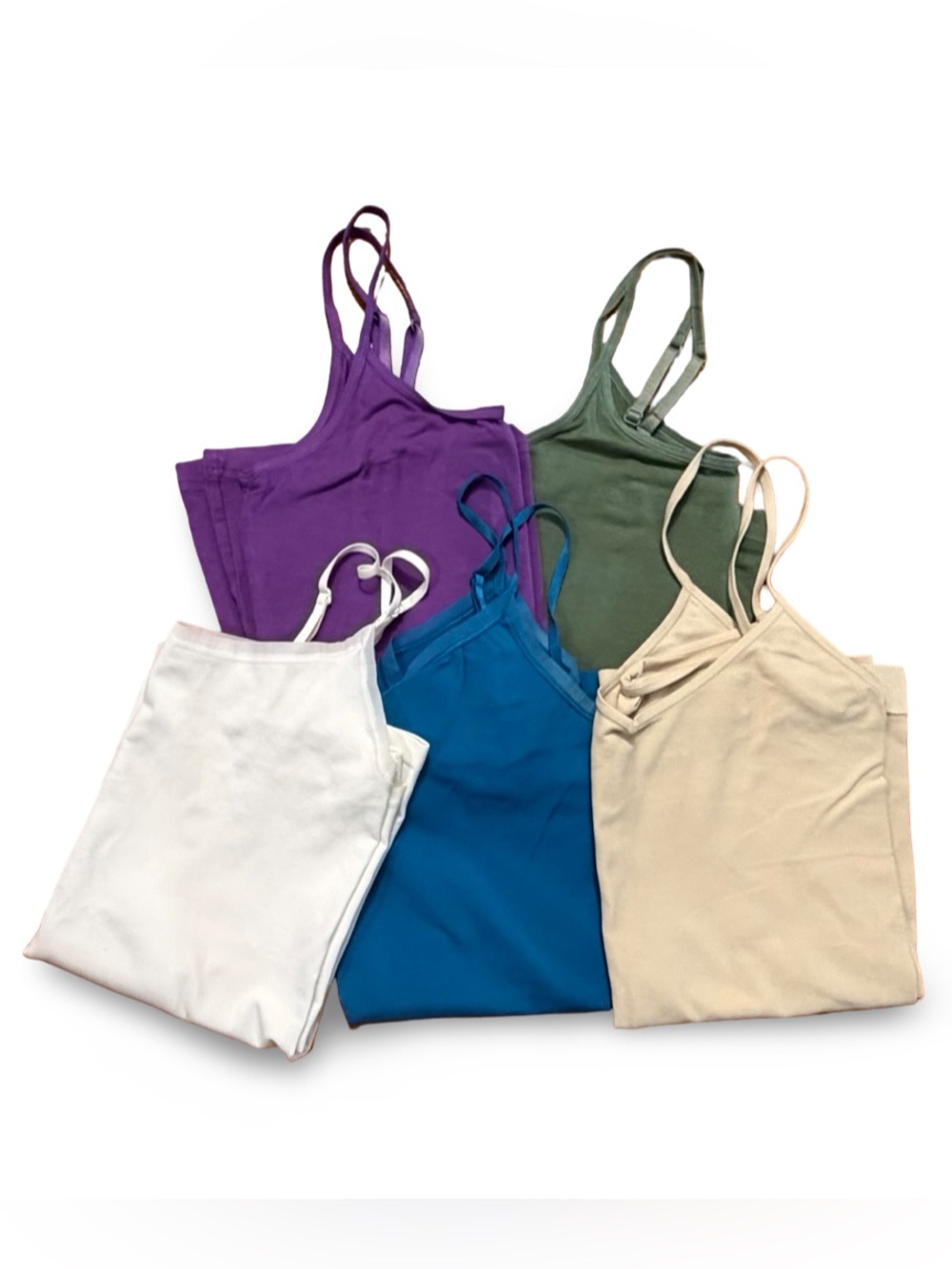 Bundle of 5 Ann Taylor & Lady Hathaway Seamless Camisoles NWOT XS/S